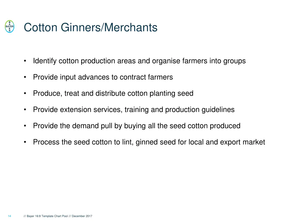 cotton ginners merchants