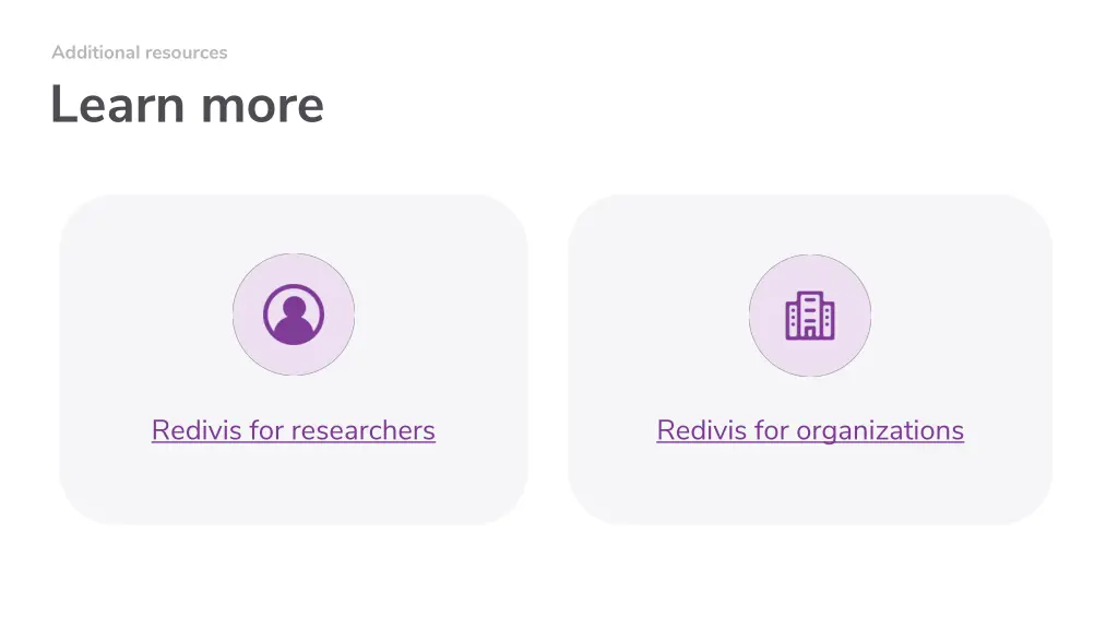 additional resources