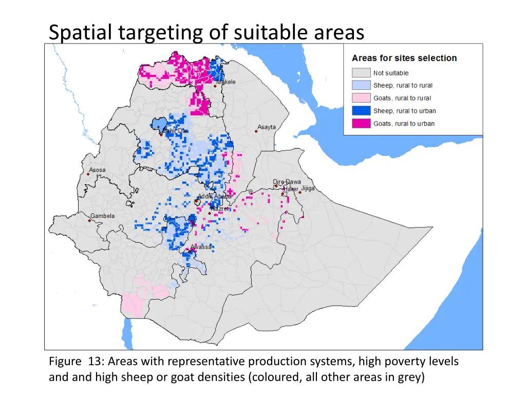 spatial targeting of suitable areas 1