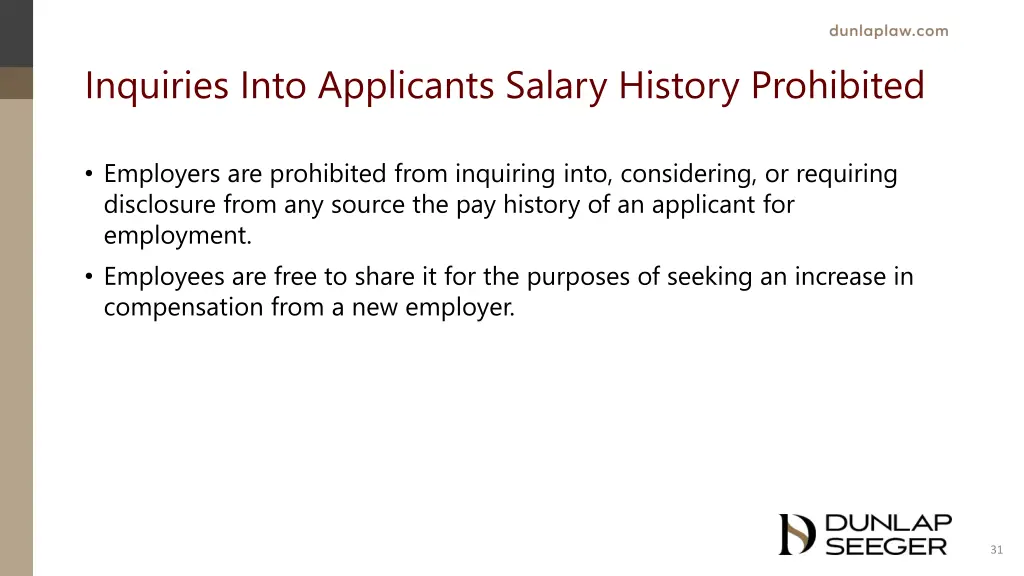 inquiries into applicants salary history