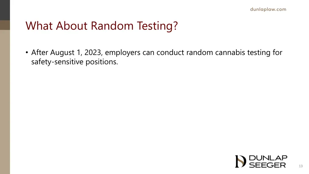 what about random testing