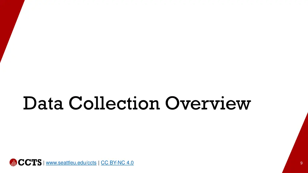 data collection overview