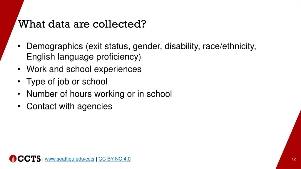 what data are collected