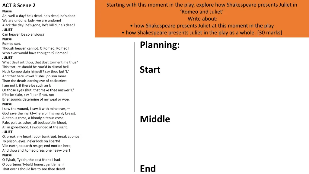 starting with this moment in the play explore 13
