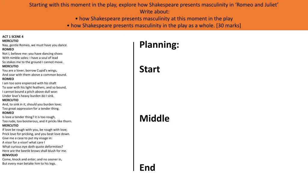 starting with this moment in the play explore 4