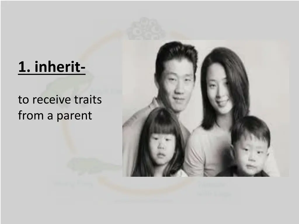 1 inherit