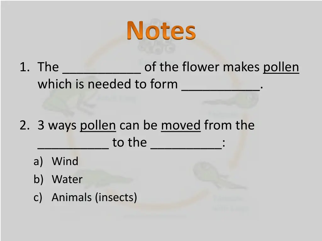 notes