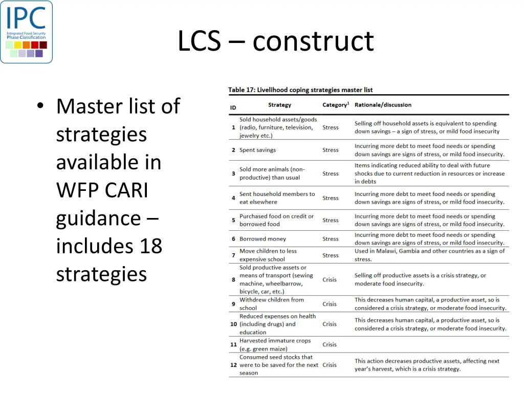lcs construct