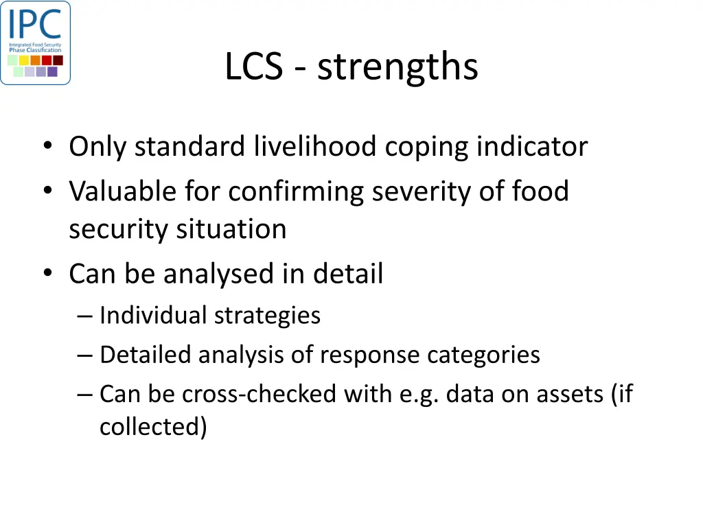 lcs strengths
