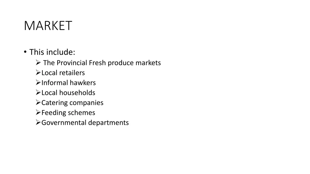 market