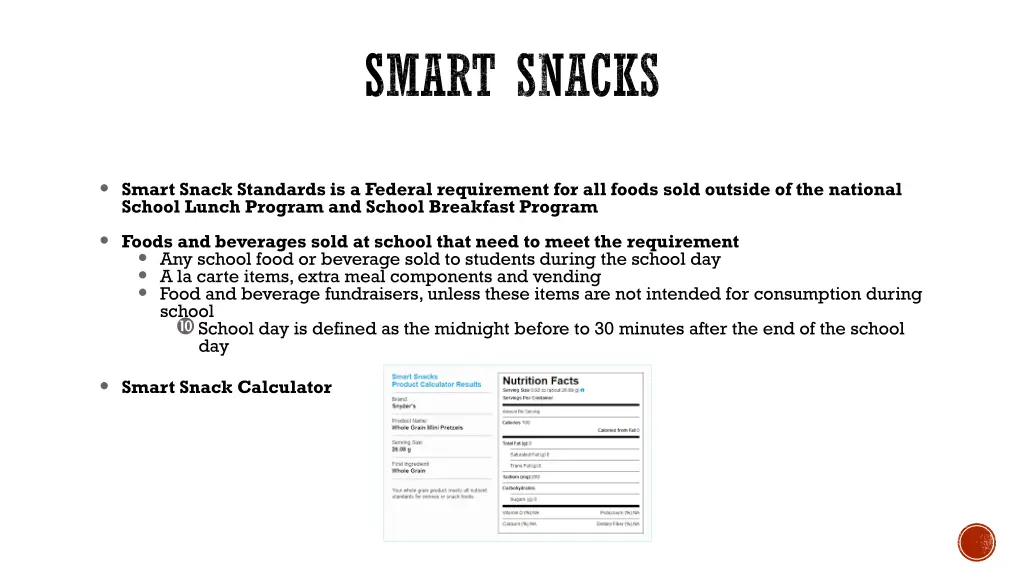 smart snacks