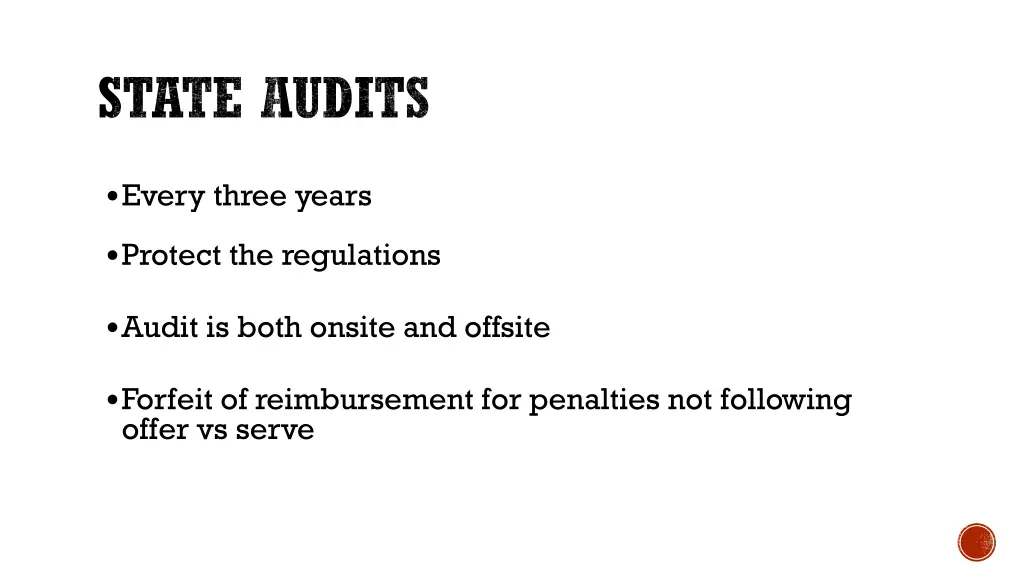 state audits