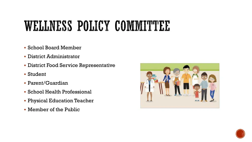 wellness policy committee 1