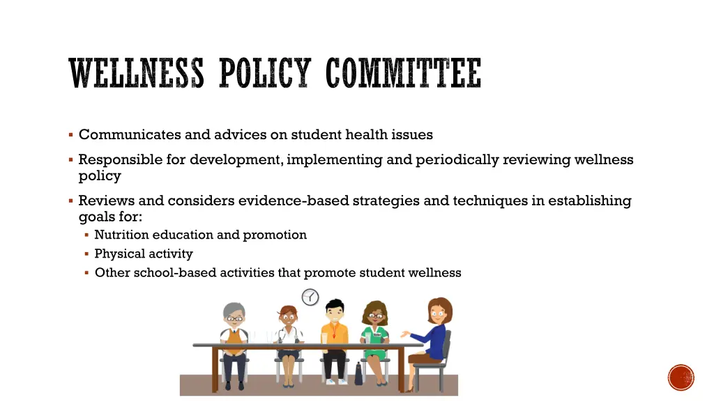 wellness policy committee 2