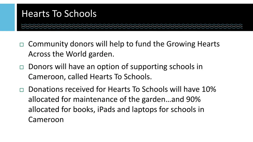 hearts to schools
