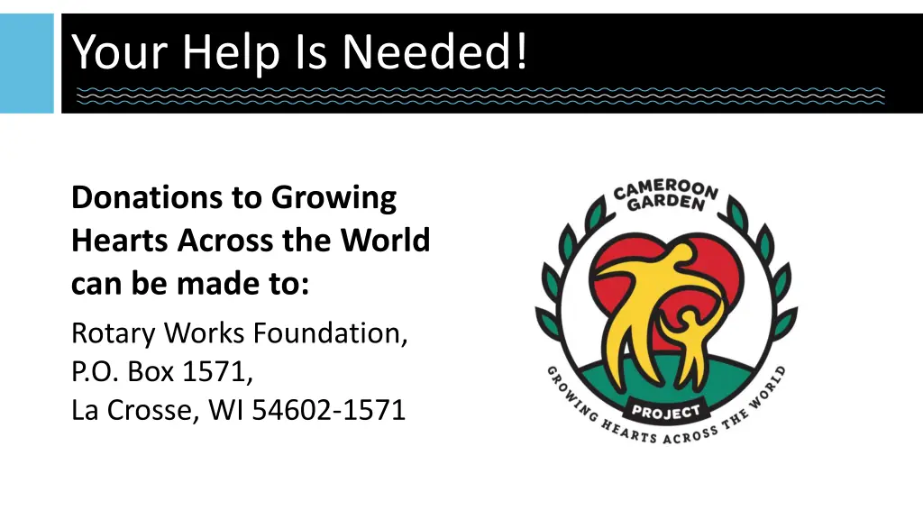 your help is needed