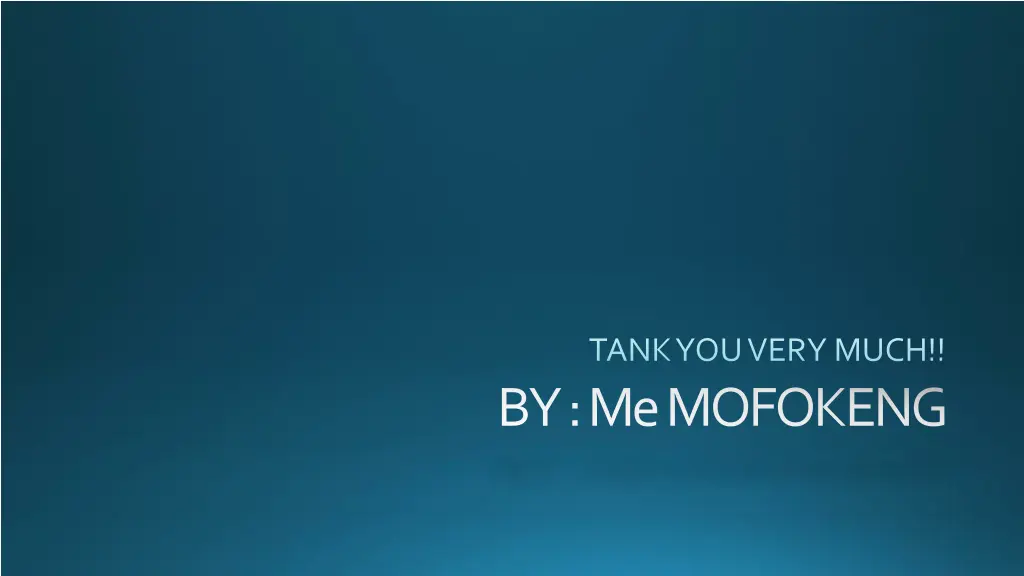 tank you very much