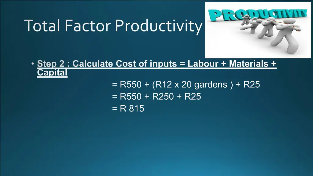 total factor productivity 1