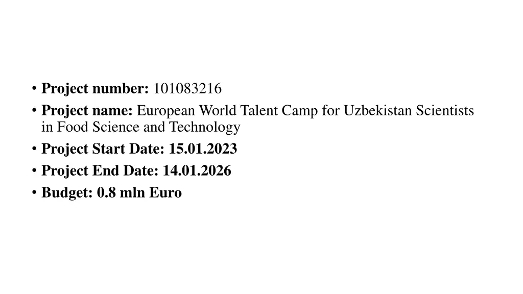 project number 101083216 project name european