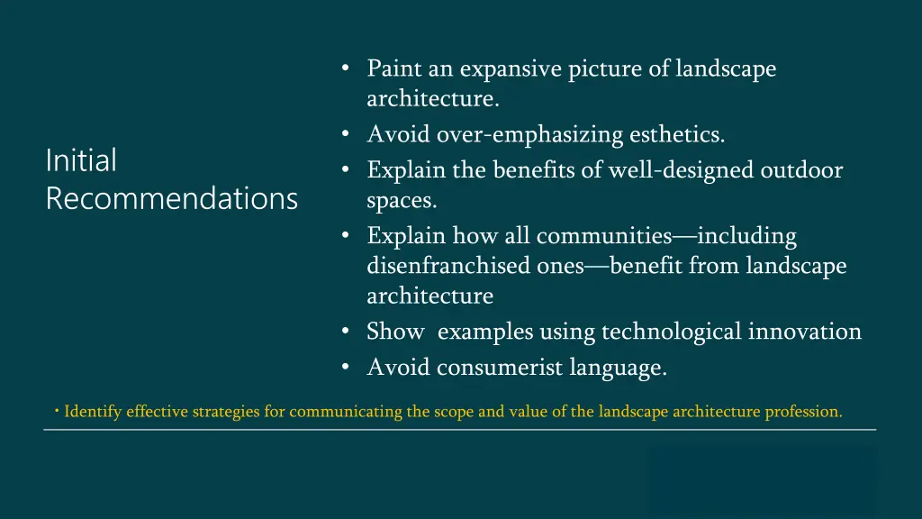 paint an expansive picture of landscape