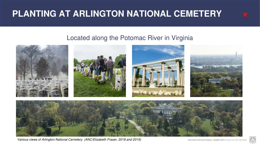 planting at arlington national cemetery