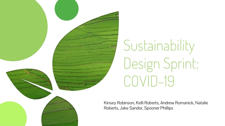 sustainability design sprint covid 19