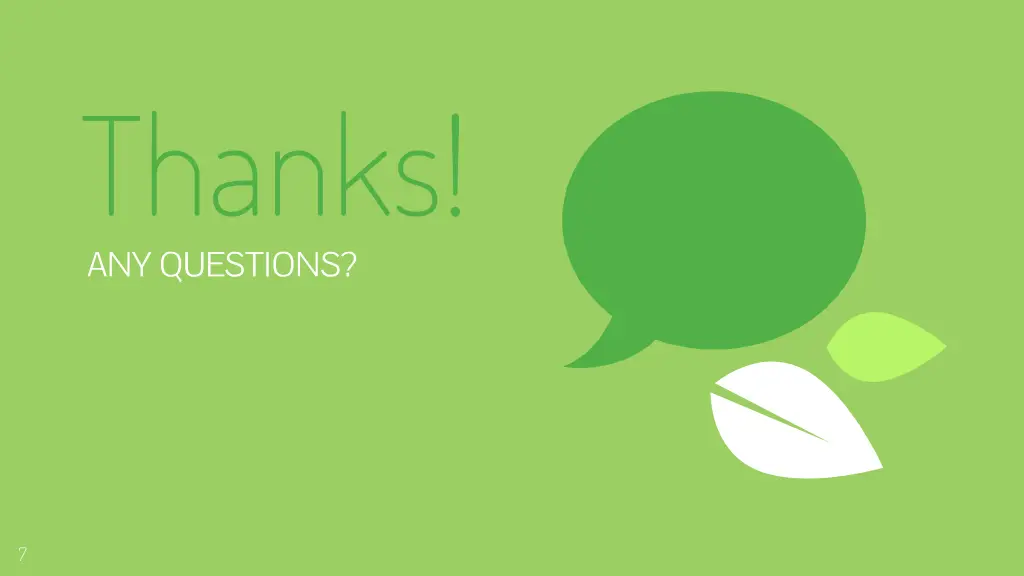 thanks any questions