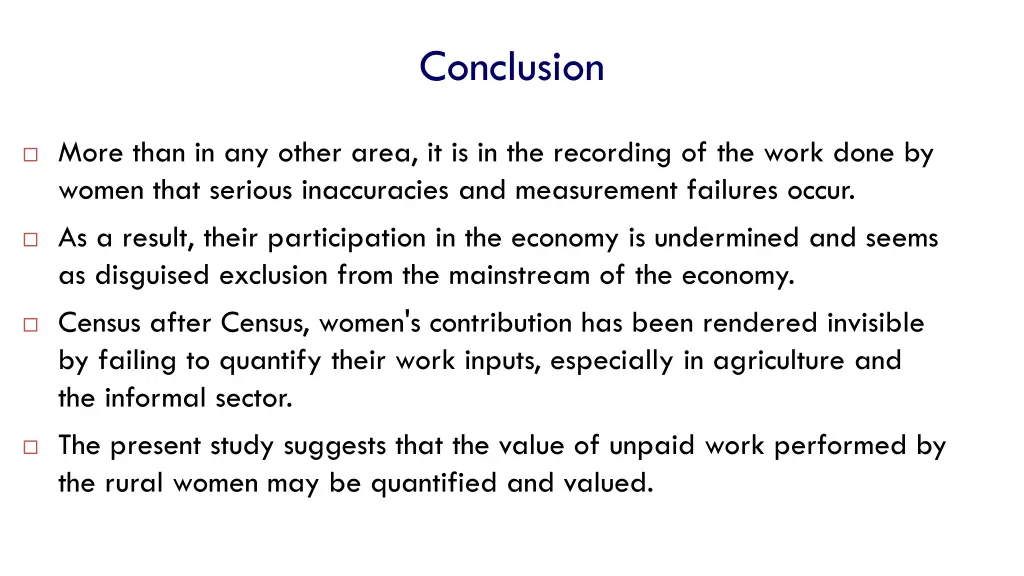 conclusion