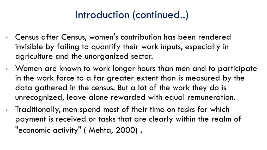 introduction continued