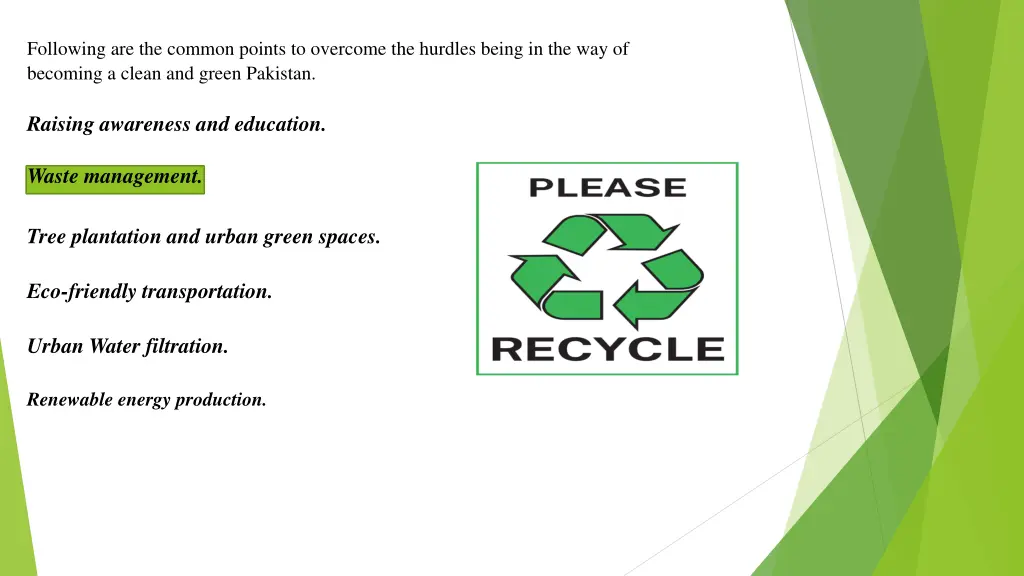 following are the common points to overcome