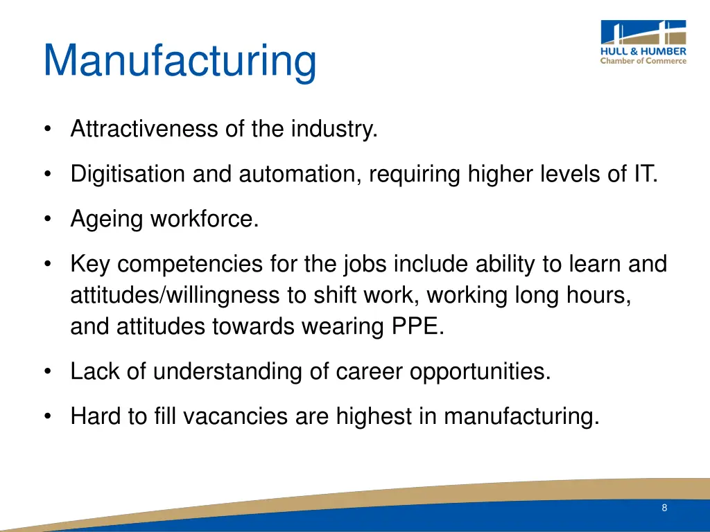 manufacturing