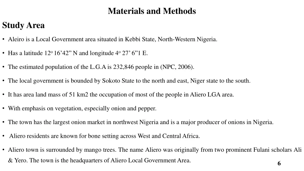 materials and methods