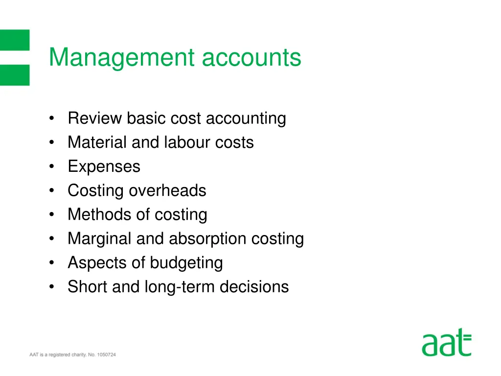 management accounts