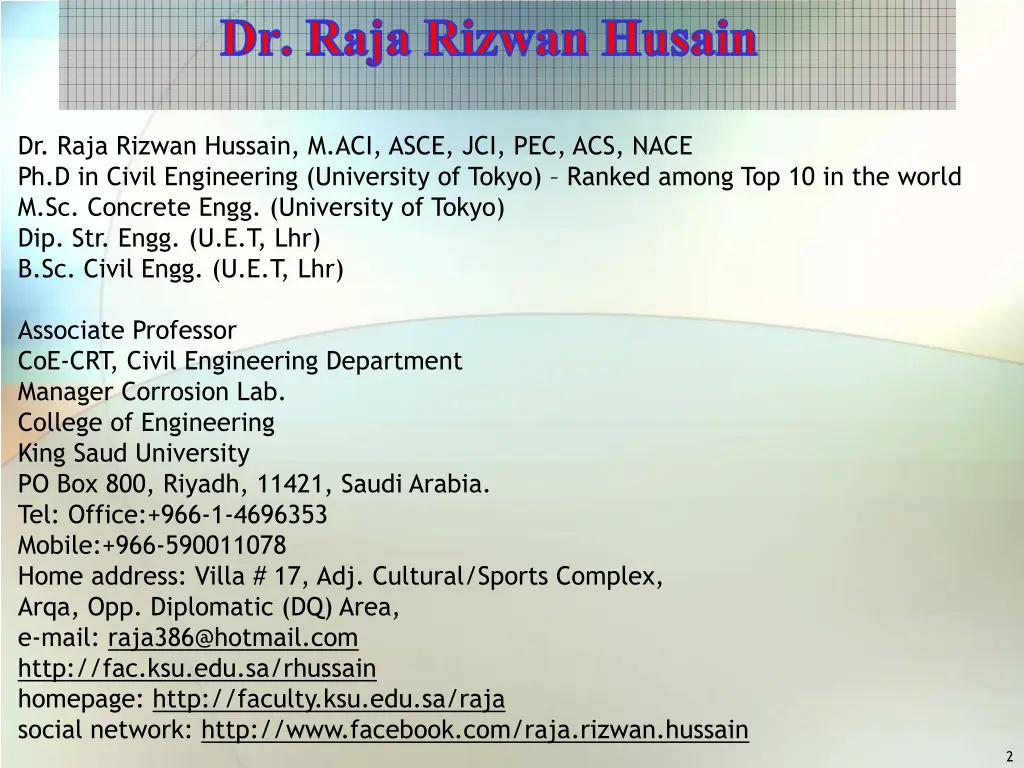 dr raja rizwan husain