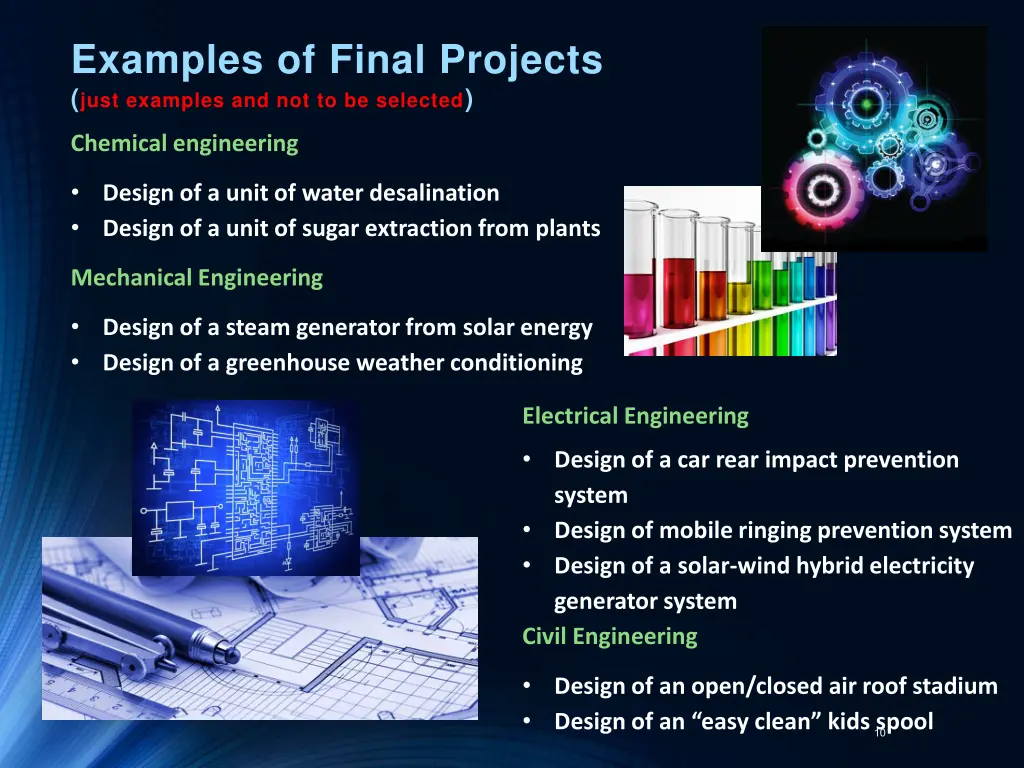 examples of final projects just examples