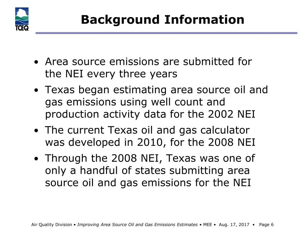 background information