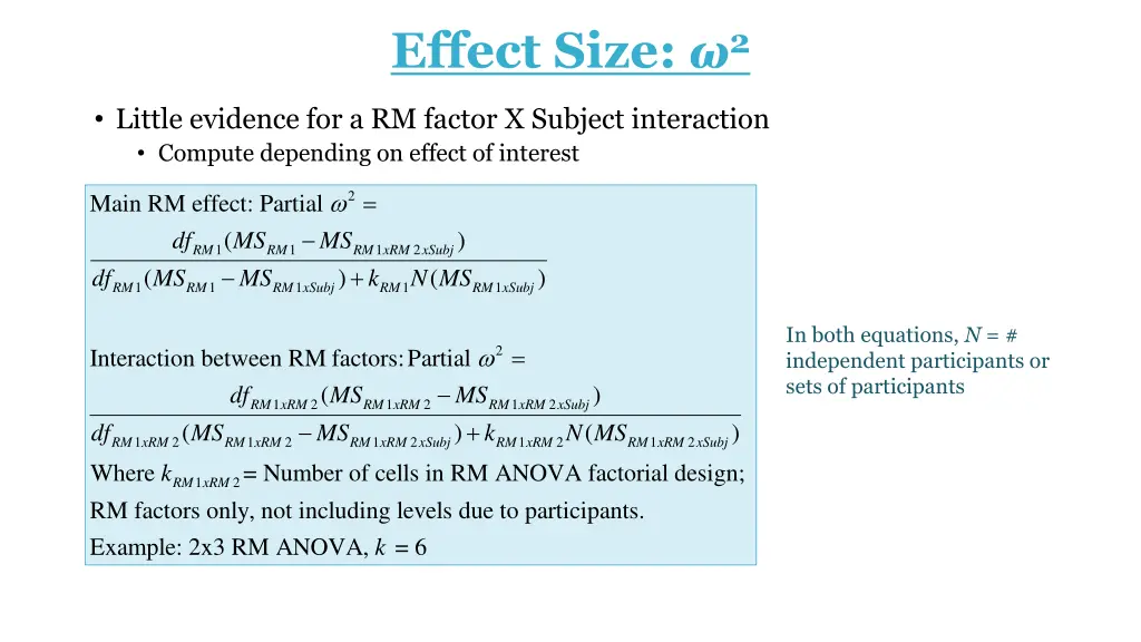 effect size 2 3