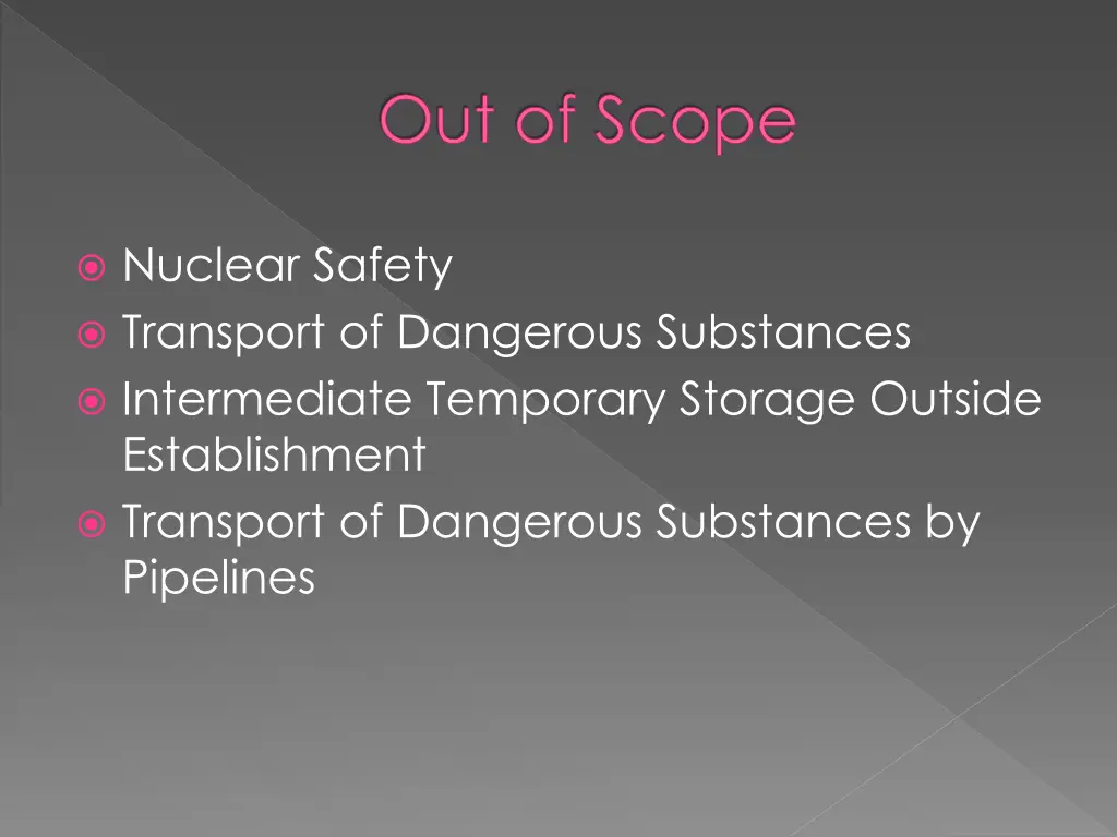 out of scope