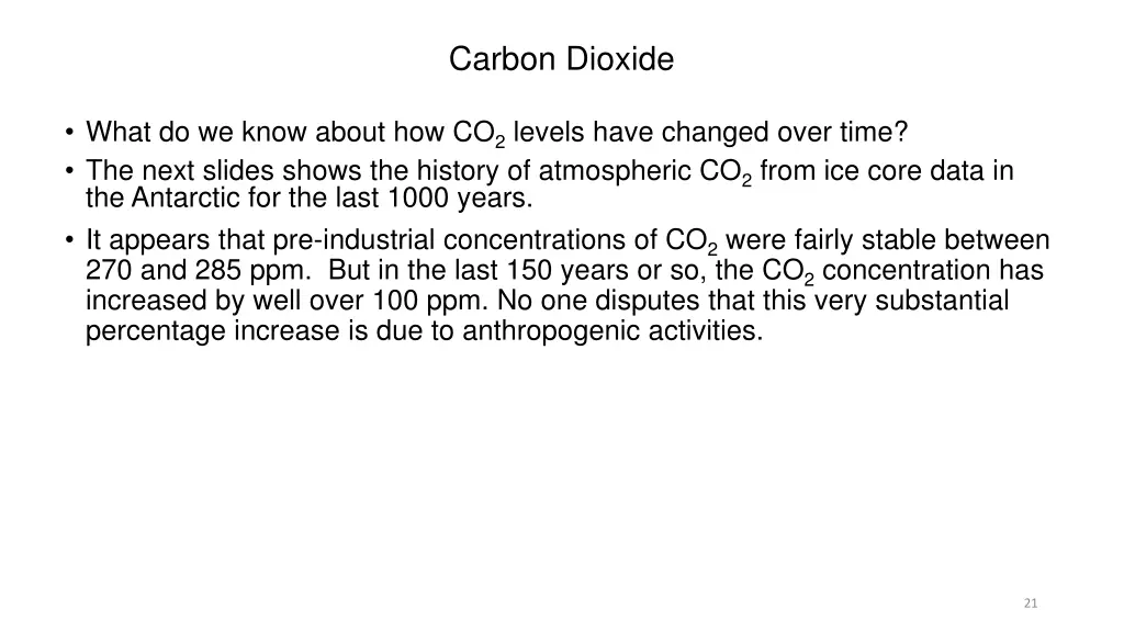 carbon dioxide