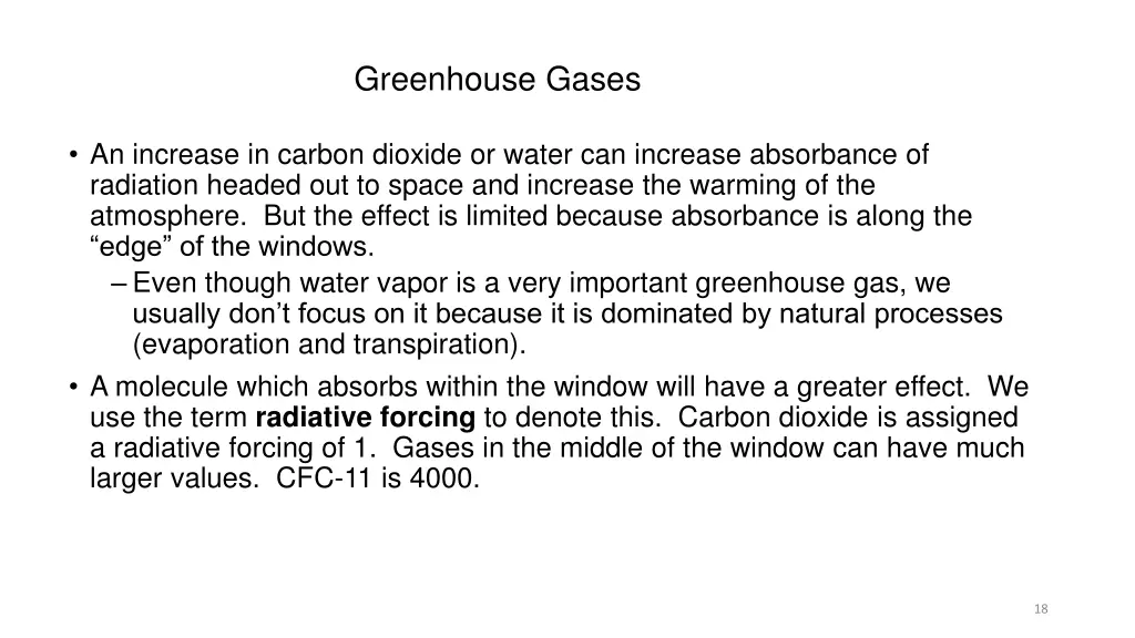 greenhouse gases