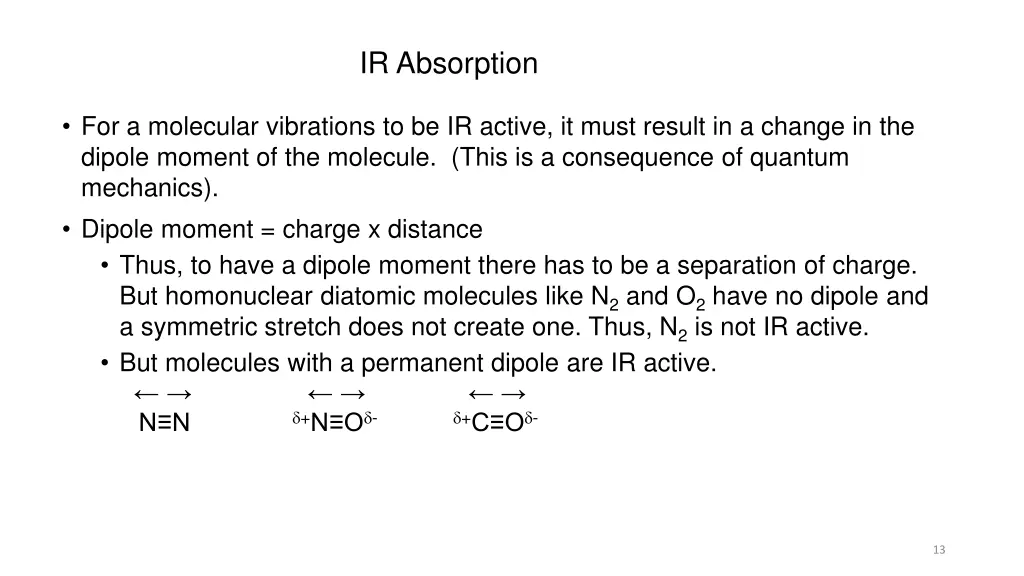 ir absorption