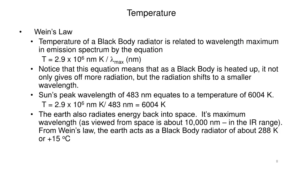 temperature