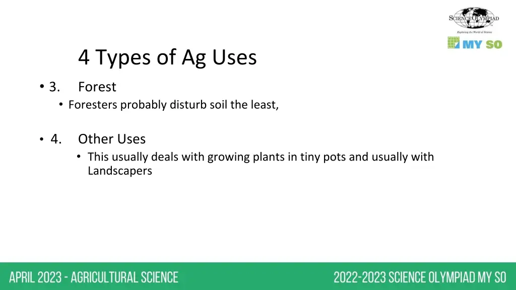 4 types of ag uses 1