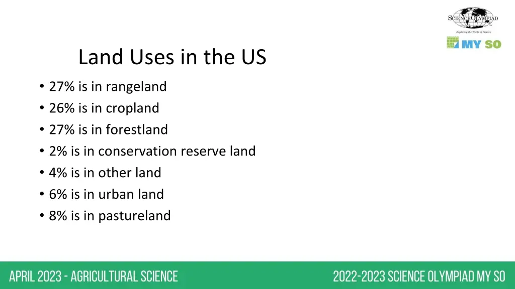 land uses in the us 27 is in rangeland