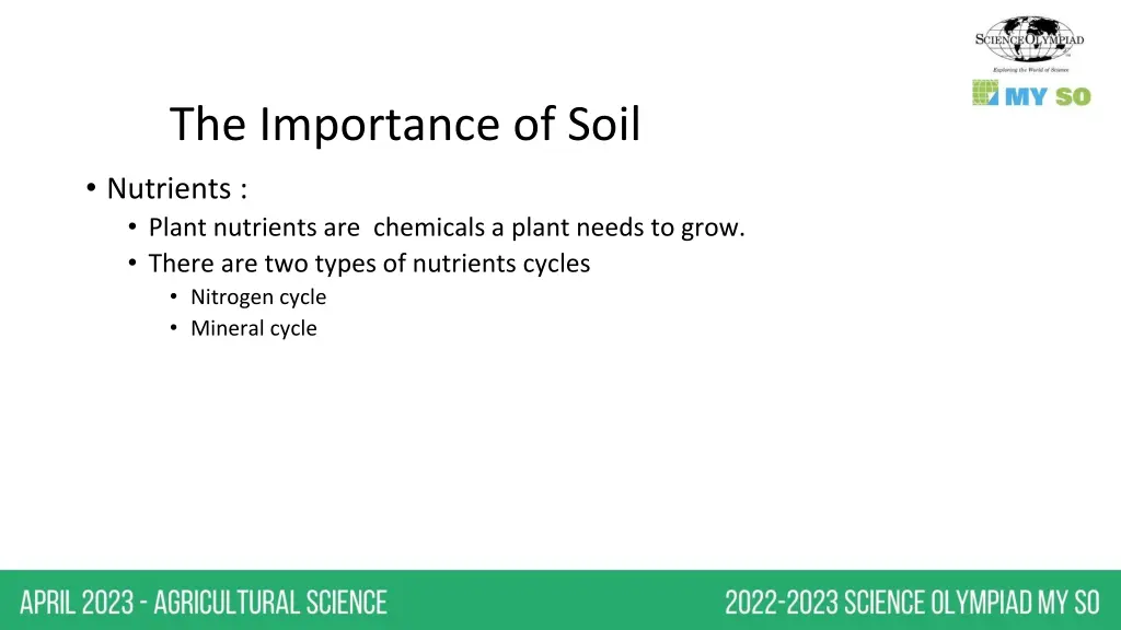 the importance of soil nutrients plant nutrients
