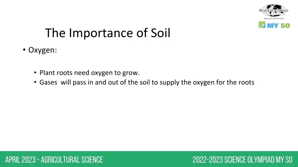 the importance of soil oxygen