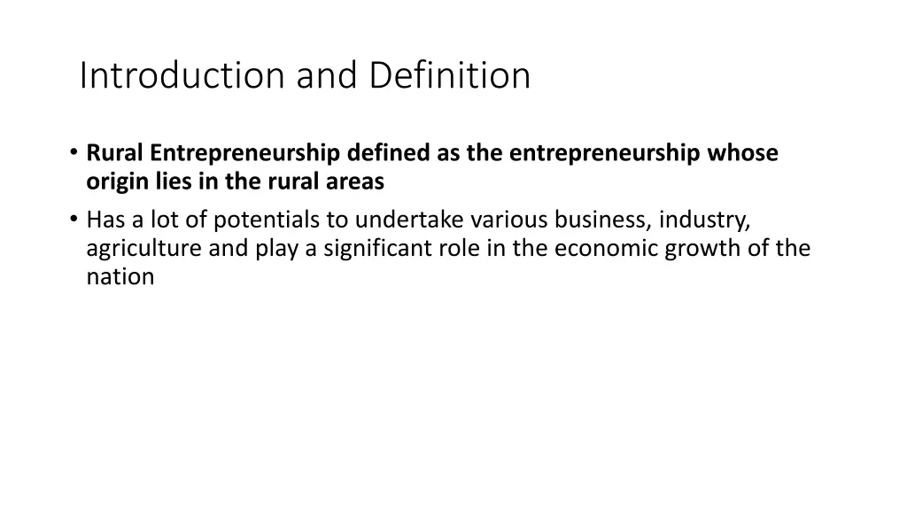 introduction and definition