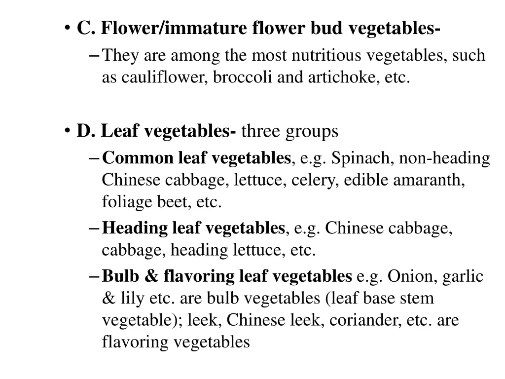 c flower immature flower bud vegetables they