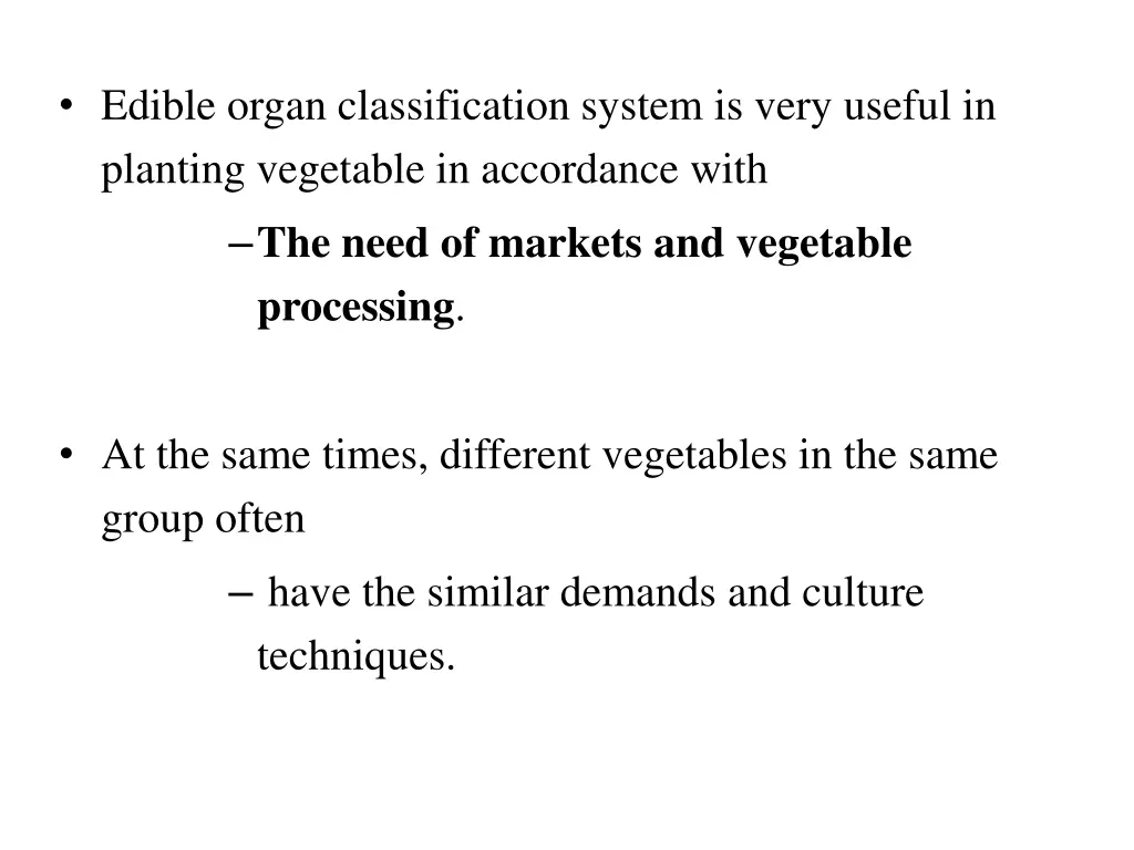 edible organ classification system is very useful