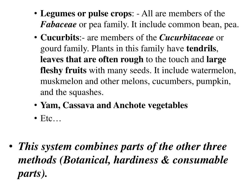 legumes or pulse crops all are members